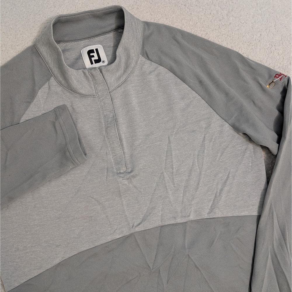 NEW Footjoy Golf Heather Block Half Zip Mid Layer Pullover Womens MEDIUM